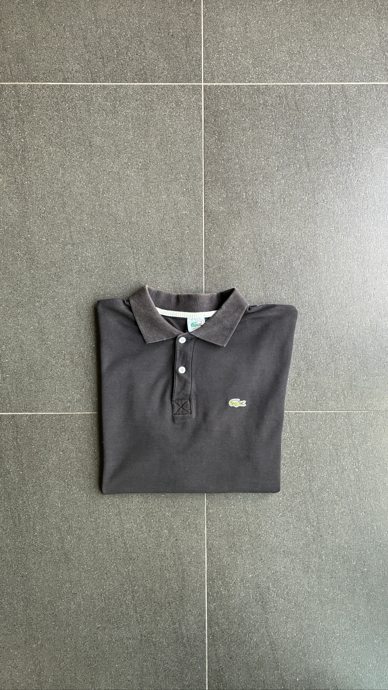 Polo Lacoste Noir – Taille XL